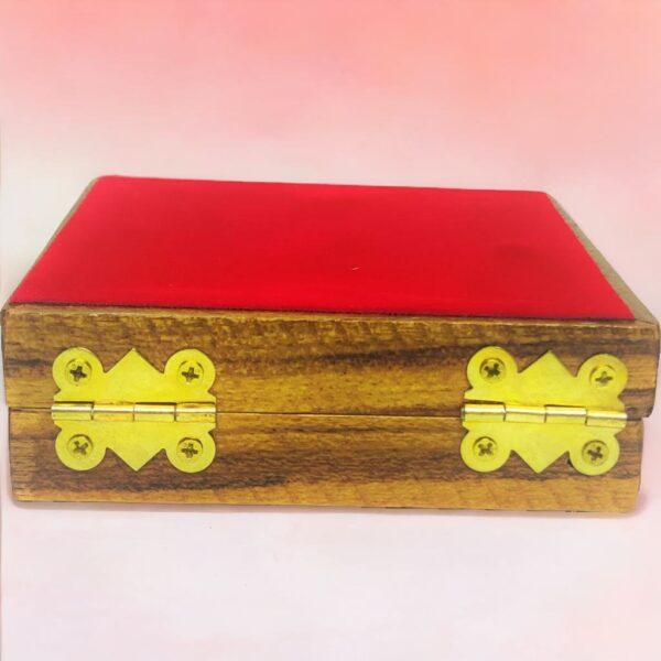 Wooden Travelling Photo & Shri Charan Set - Image 2