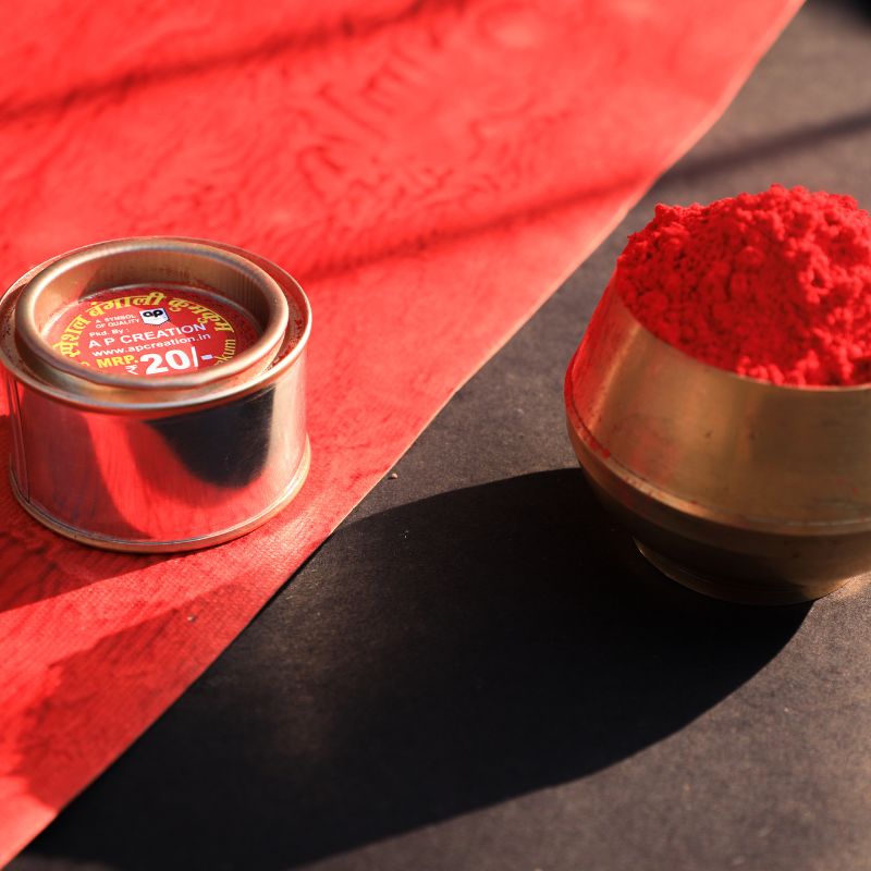 Tin Packed Kumkum Small – 50 gms